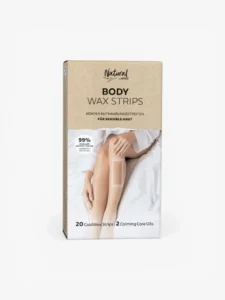 NATURAL Body wax strips